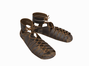 Roman legionary shoes Modelo 3D
