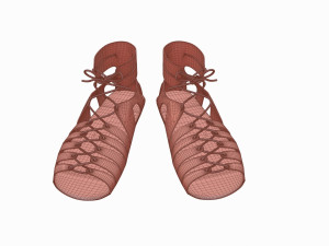 Roman legionary shoes Modelo 3D