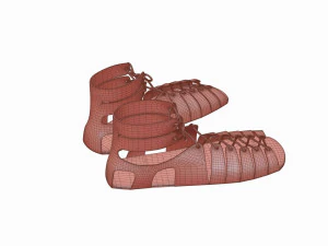 ローマ軍団の靴 3Dモデル