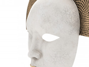 Old Chinese mask 3D मॉडल