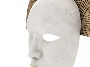 Old Chinese mask 3D Model
