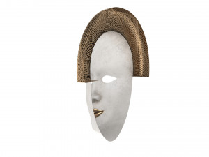 Old Chinese mask 3D मॉडल