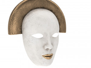 Old Chinese mask 3D मॉडल