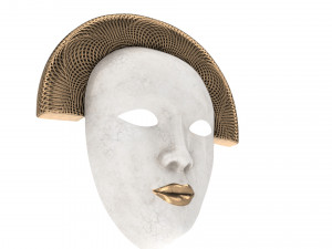 Old Chinese mask 3D मॉडल