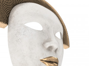 Old Chinese mask 3D मॉडल
