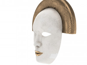 Old Chinese mask 3D मॉडल