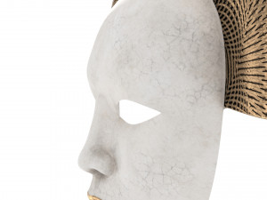 Old Chinese mask 3D मॉडल