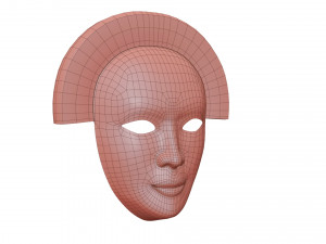 Old Chinese mask 3D मॉडल