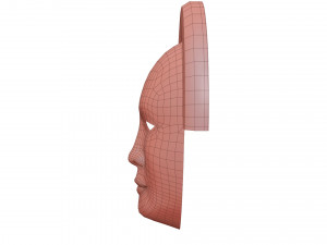 Old Chinese mask 3D मॉडल