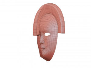 Old Chinese mask 3D मॉडल