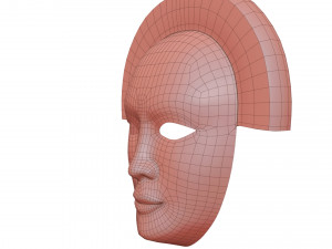 Old Chinese mask 3D मॉडल