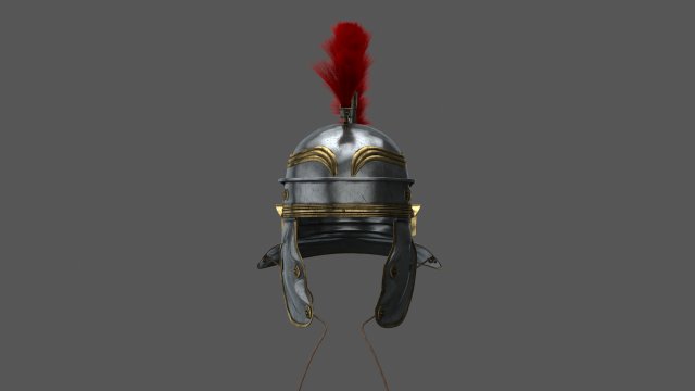 Roman Centurion helmet 3D-Modell .c4d .max .obj .3ds .fbx .stl .blend 