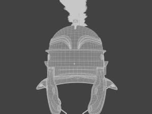 Roman Centurion helmet 3D Model