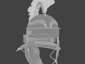 Roman Centurion helmet 3D-Modell