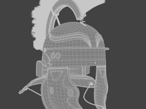 Roman Centurion helmet 3D-Modell