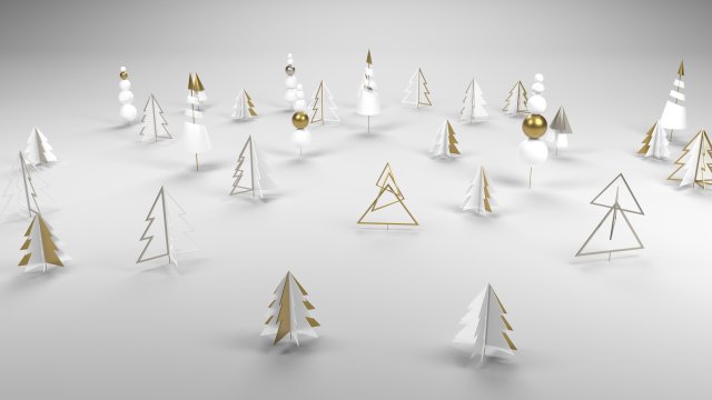 New Year toys seven abstract eves Modello 3D .c4d .max .obj .3ds .fbx .stl .blend 