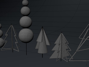 New Year toys seven abstract eves Modello 3D