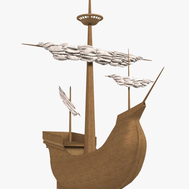 Medieval ship toy 3D मॉडल .c4d .max .obj .3ds .fbx .stl .blend 