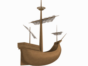 Medieval ship toy 3D मॉडल