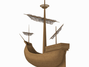 Medieval ship toy 3D मॉडल