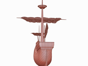 Medieval ship toy 3D मॉडल