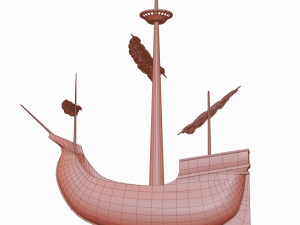 Medieval ship toy 3D मॉडल