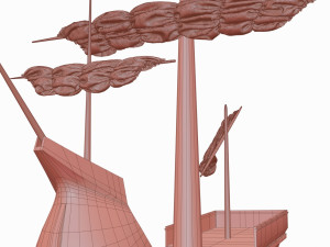 Medieval ship toy 3D मॉडल