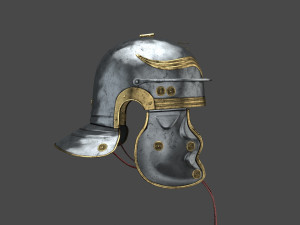 Roman helmet legionary photorealistic Model 3D