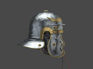 Legion&aacute;rio de capacete romano fotorrealista Modelo 3D