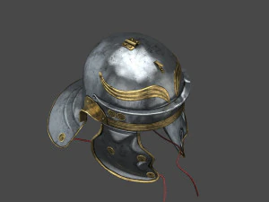 Legion&aacute;rio de capacete romano fotorrealista Modelo 3D
