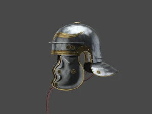 Legion&aacute;rio de capacete romano fotorrealista Modelo 3D
