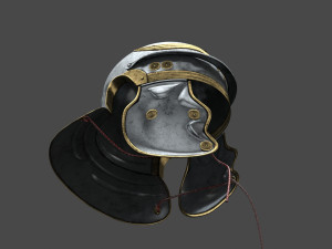 Roman helmet legionary photorealistic Model 3D