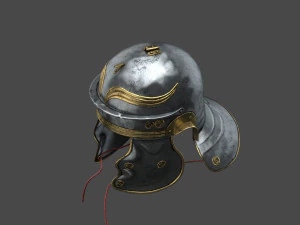 Legion&aacute;rio de capacete romano fotorrealista Modelo 3D