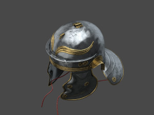 Roman helmet legionary photorealistic Model 3D