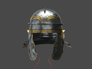Legion&aacute;rio de capacete romano fotorrealista Modelo 3D