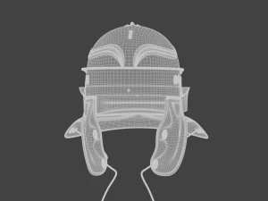 Legion&aacute;rio de capacete romano fotorrealista Modelo 3D