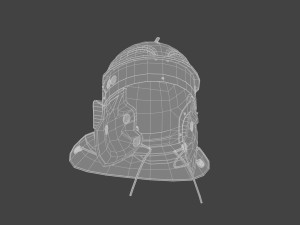 Roman helmet legionary photorealistic Model 3D