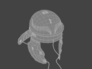 Legion&aacute;rio de capacete romano fotorrealista Modelo 3D