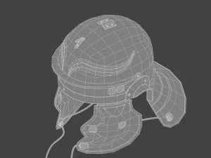Legion&aacute;rio de capacete romano fotorrealista Modelo 3D