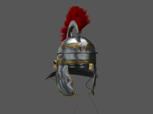 Roman helmet Galea Low-poly  3D Model