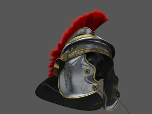 Roman helmet Galea Low-poly 3D Model