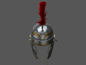 Roman helmet Galea Low-poly 3D Model