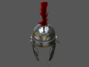 Roman helmet Galea Low-poly 3D Model