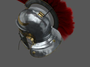 Roman helmet Galea Low-poly 3D Model