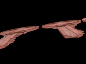 4 Old Keys Low-poly Modelo 3D