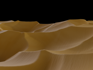 Procedural desert Blender 3D Модель