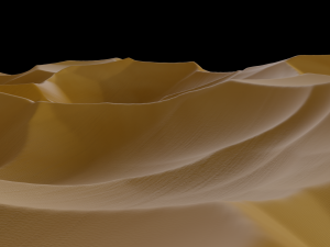 Procedural desert Blender 3D Модель