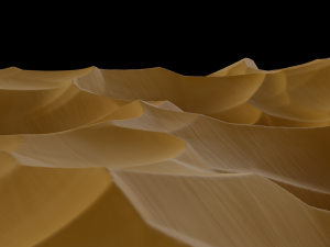 Procedural desert Blender 3D Модель
