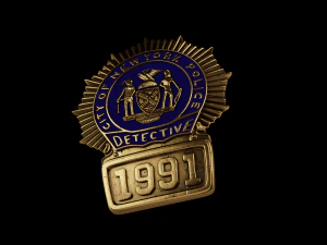 New York police badge 3D Model