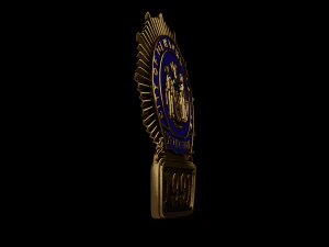 New York police badge 3D Model